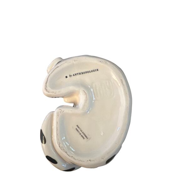 Anthropologie Tinyloud Creative Co. Ceramic Stoneware Dog Pot Flower Planter - Picture 7 of 7